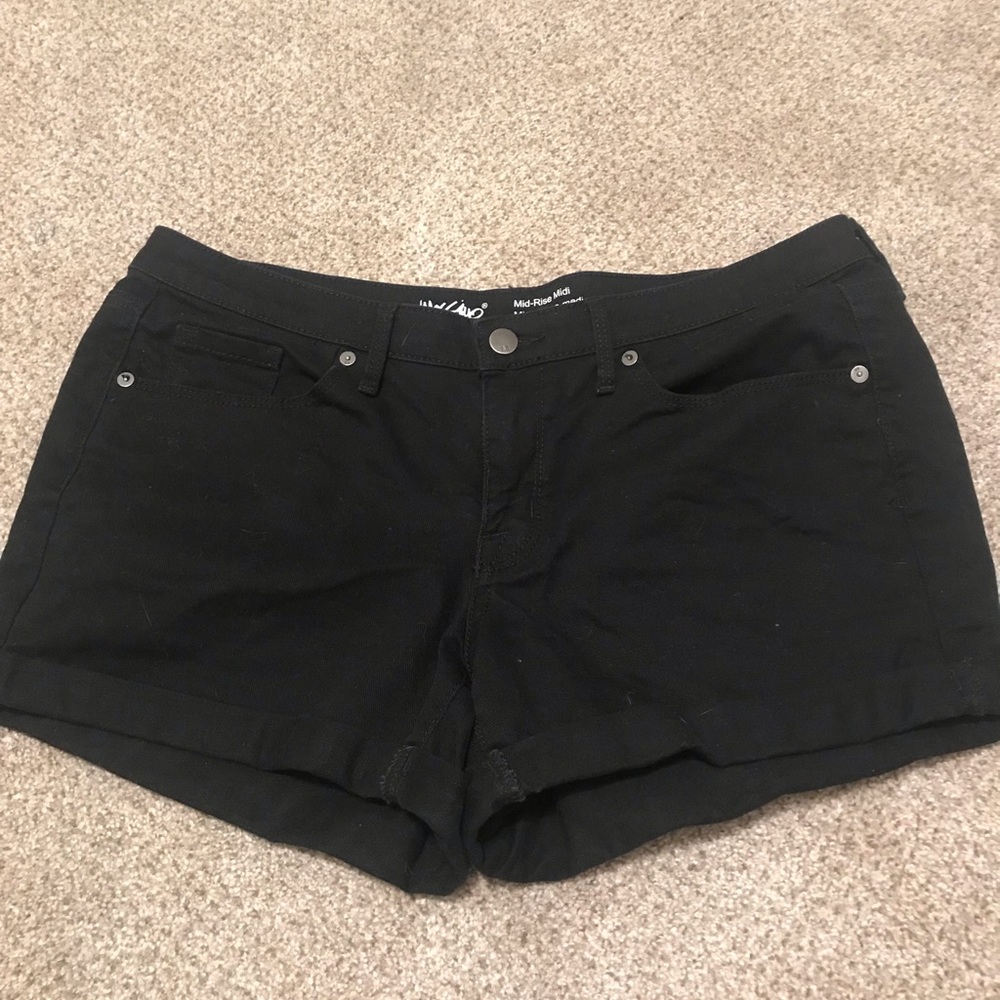 Mossimo Black Denim Shorts